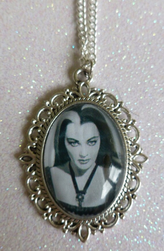 Lily Munster Cameo Necklace