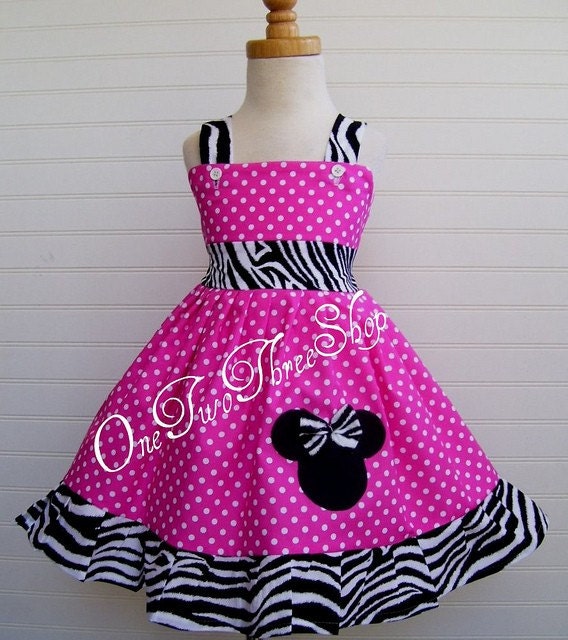 Custom Boutique Clothing Minnie Mouse Jumper  Dress