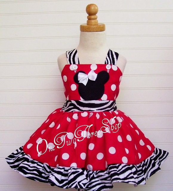 Custom Boutique Clothing Minnie Mouse Jumper Dress