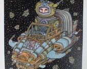 Secret Space Navigator (limited edition print)