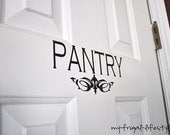 Pantry Sticker - Vinyl Wall Art, Graphics, Lettering, Decals, Stickers
