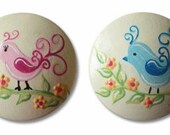 Sweet Birdies Drawer Knobs pulls