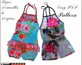 5Berries Girls ROMPER PATTERN, Sunshine PDF Sewing Patterns for Children, Baby, Toddler, E Book, Toddler