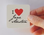 i heart jane austen magnet