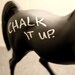 The Original Chalk Board Horse - Boise