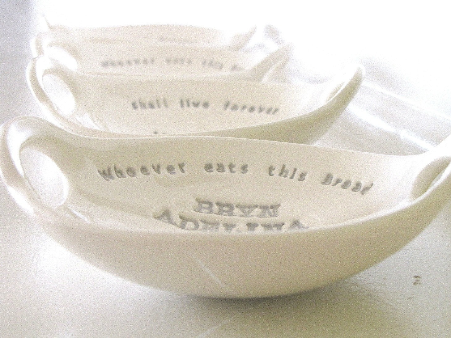 First Communion Gift:  FIRST HOLY COMMUNION Bowl(tm) --  (boy, girl First Holy Communion gift)