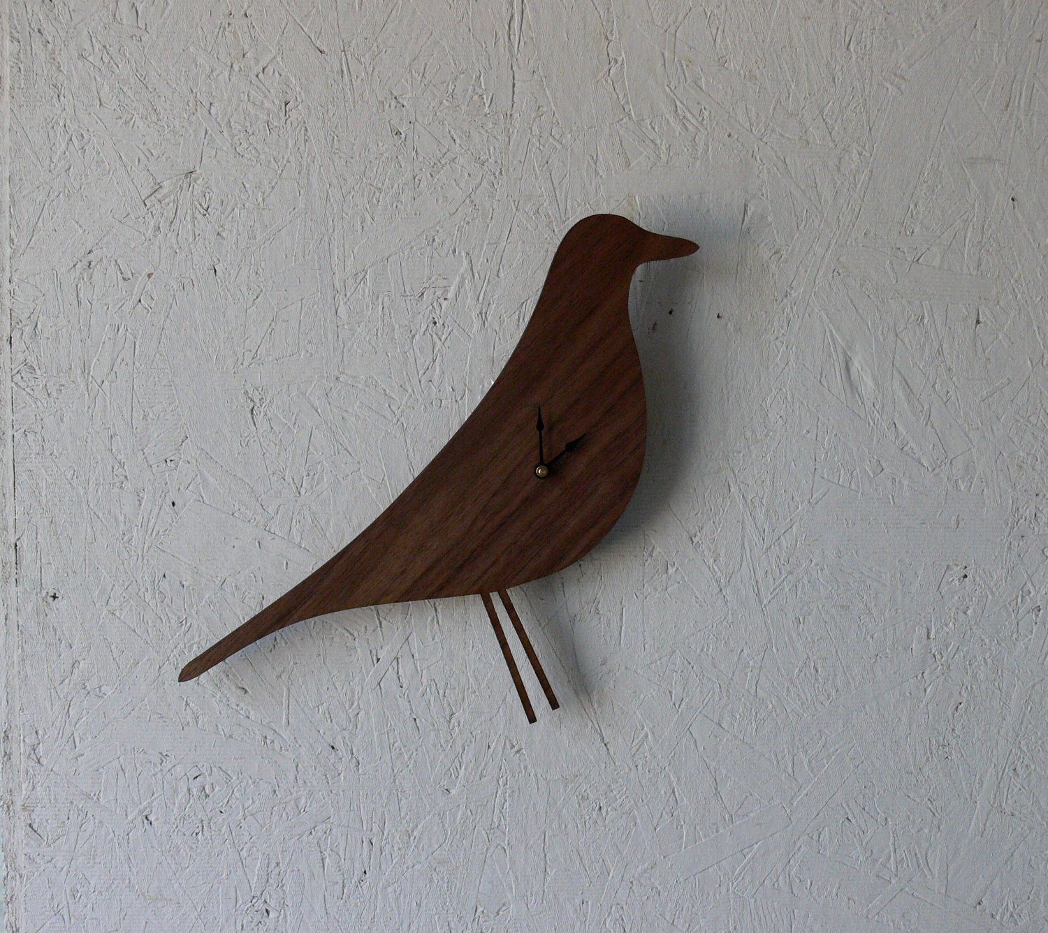 Mid Century Modern Inspired Clock-Eames Bird