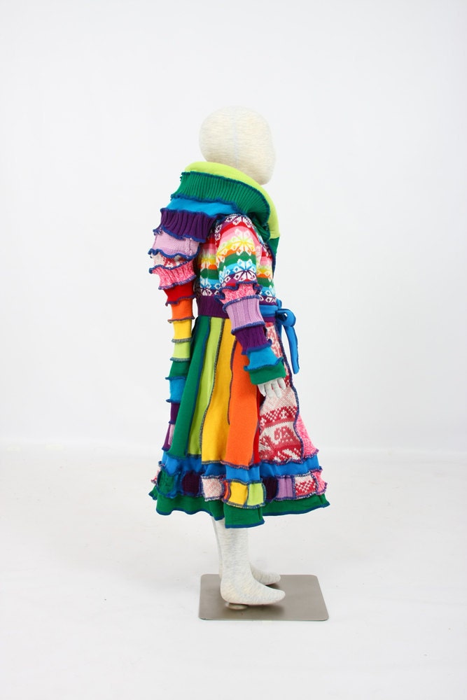 Rainbow Coat - RESERVED for Tanis