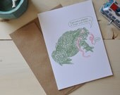 The Toad and The Worm- I got you a present in green and pink