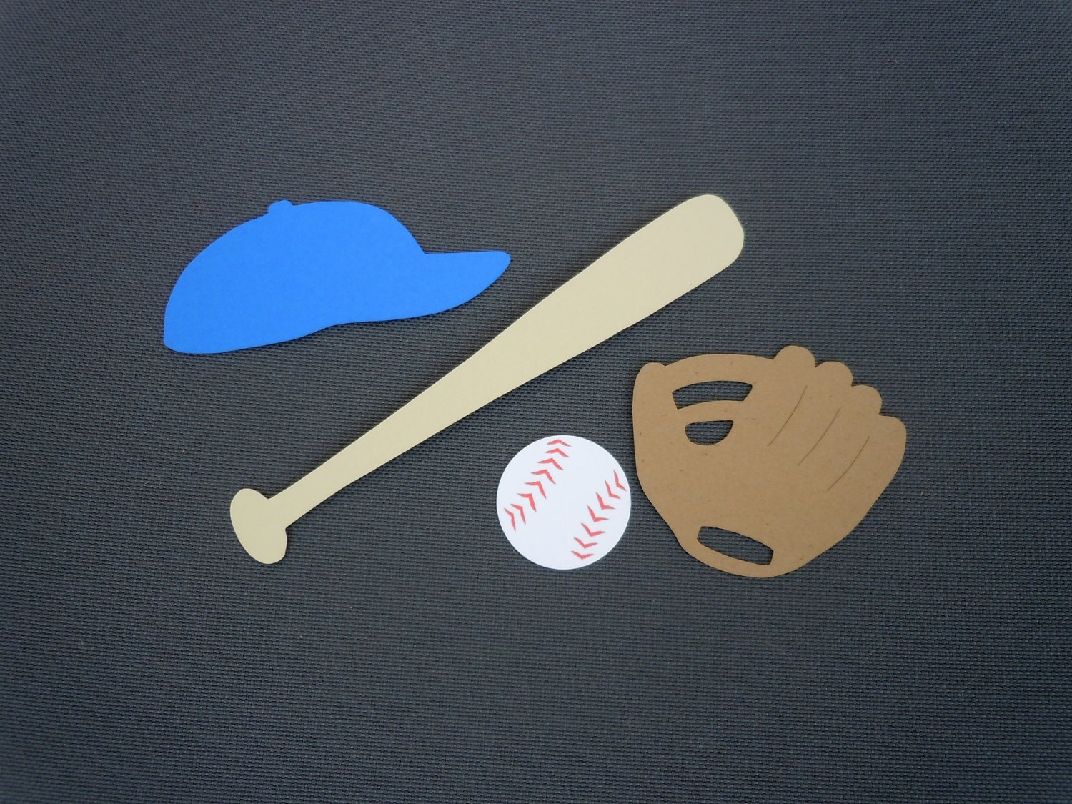 Baseball Scrapbook Cutouts - 20 Piece Set
