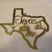 GoLD PLATED TEXAS NECKLACE