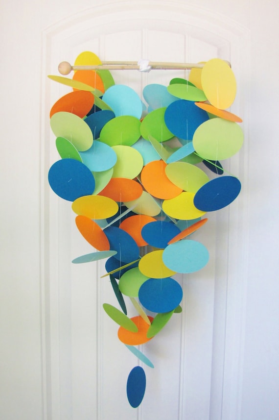 Crib Baby Mobile in Tropical - Baby Mobile - Modern Baby Mobile