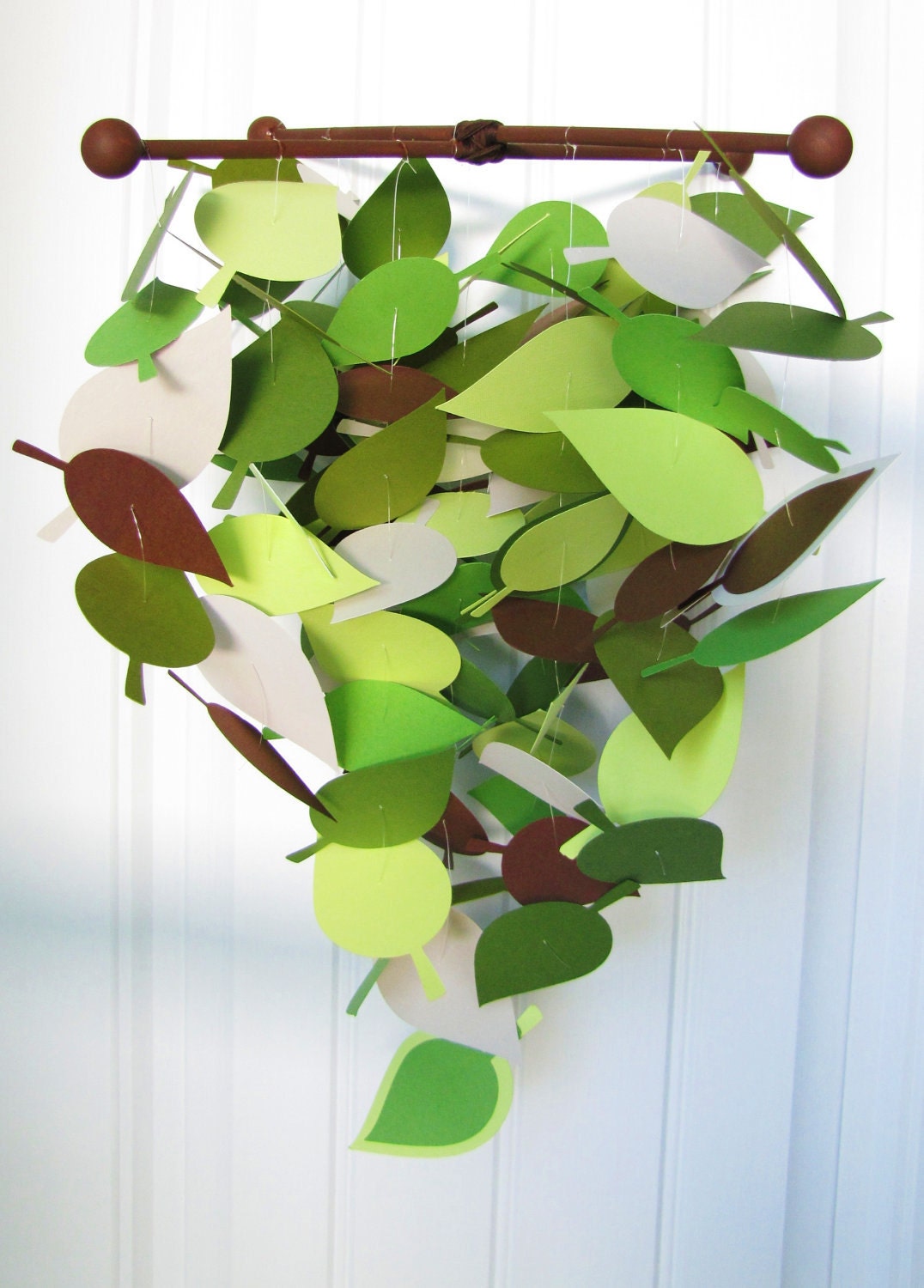 Baby Mobile Cascading Leaves in Spring