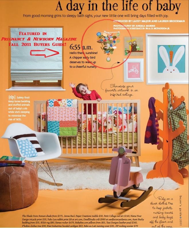 Crib Baby Mobile in Tropical - Baby Mobile - Modern Baby Mobile