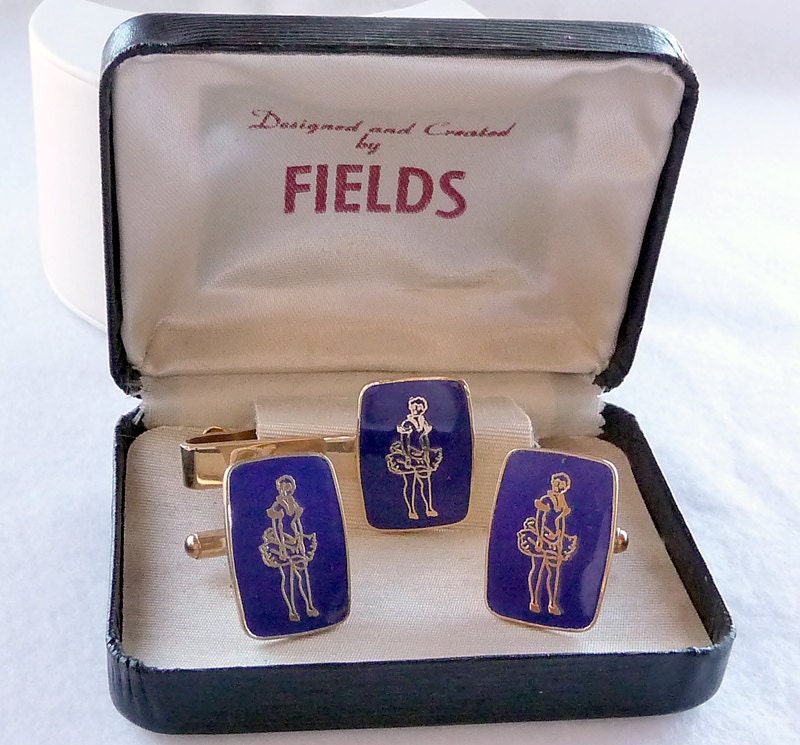 Marilyn Monroe Cuff Links Set Fields Cufflinks Tie Clasp