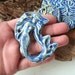 Stoneware clay Mermaid pendant