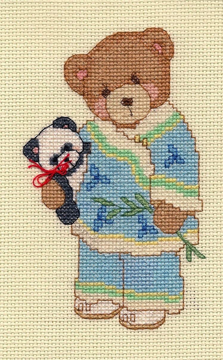 cherished teddies cross stitch