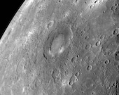 Rachmaninoff on Mercury -- 8x10-inch Photo of Craters on Planet Mercury