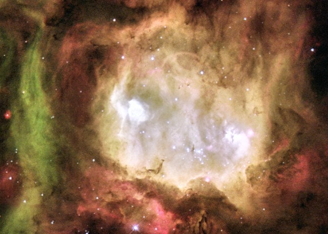 SALE Ghost Head Nebula 5x7 inch Astronomy Photo Card on Glossy Paper with a Plain Paper Back