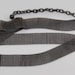 One Inch wide1980's Flexible Silver and Black Ball Chain Disco Belt signed Express Steampunk