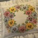 Counted Cross Stitch Pansy Pillow Kit
