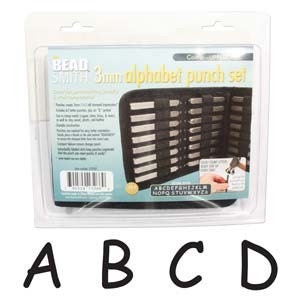 3 mm- Uppercase Comic Sans  Font Alphabet Punch Set-Metal Stamps New-Trial Offer-Jewelry Stamping Supplies