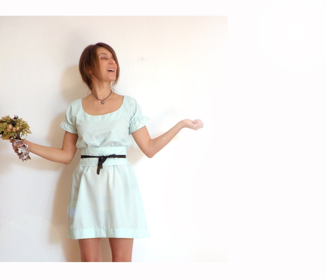 Reserved - TOTALLY COOL SALE Acqua little ball dress