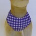 Comfort Soft Harness for Small Dog, Purple Plaid.