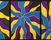 Handmade Art Quilt - HYDRA
