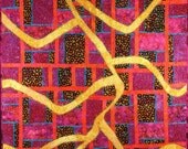Handmade Art Quilt - Law of Cross Cutting Relationships