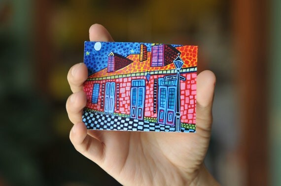 Mexican Folk Art - ACEO Art Cards - Set of 9 ACEO PRINTS - Frida Kahlo Mexican Folk Art