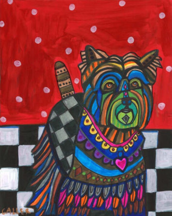 11x14 CAIRN ART - Cairn Terrier Prints Dog Poster of Paintings