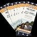 Orange and Blue Gator Football Ticket Save the Dates - PDF - Digital File