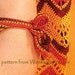 Vintage Crochet Pattern 217 PDF Chevron Bikini and Beach Robe from WonkyZebra