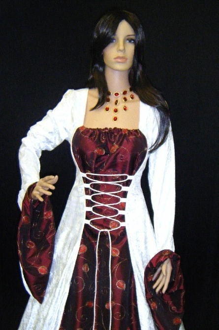 medieval handfasting dress renaissance wedding custom