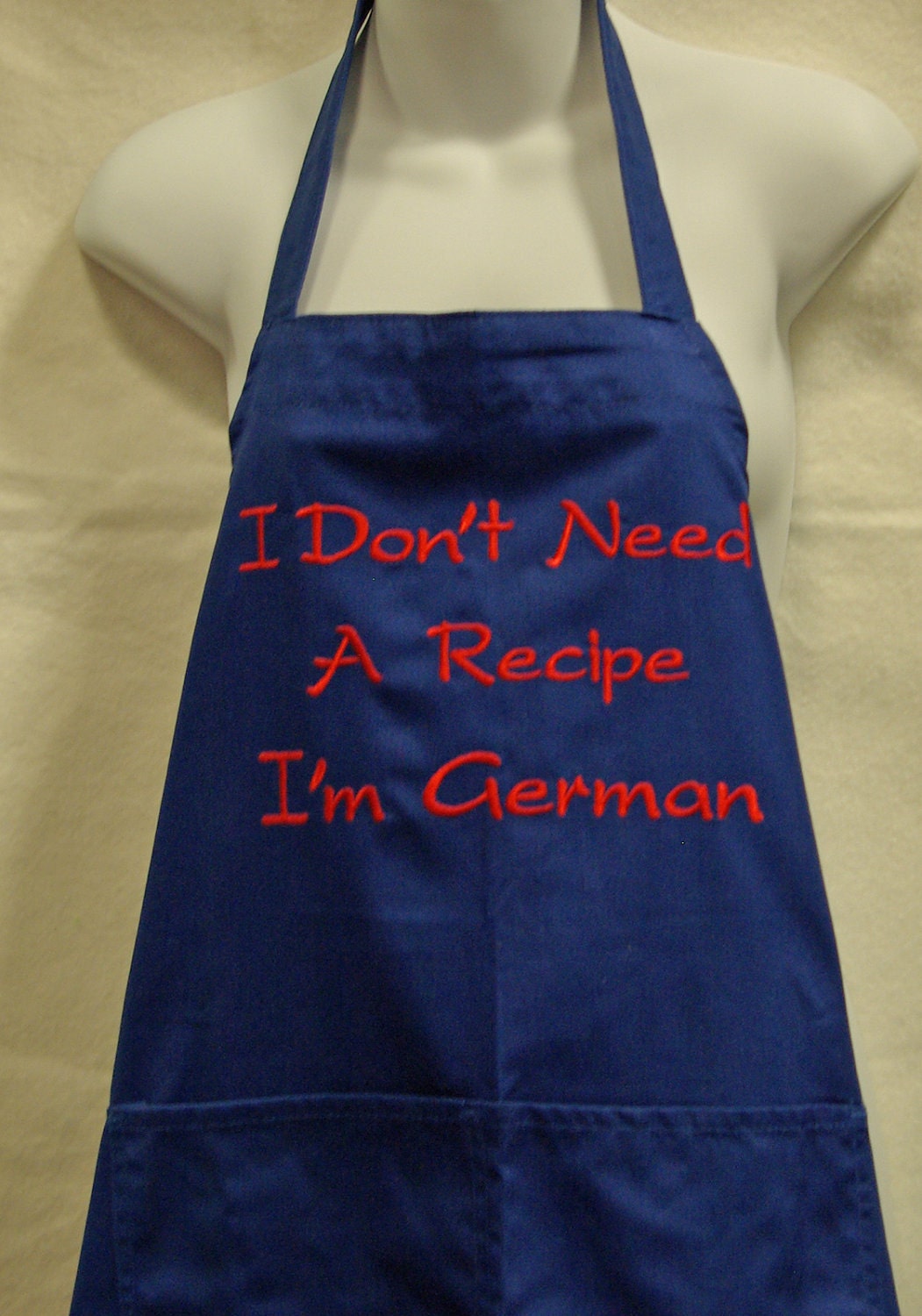 I Am German Apron by AGiftToTreasure on Etsy