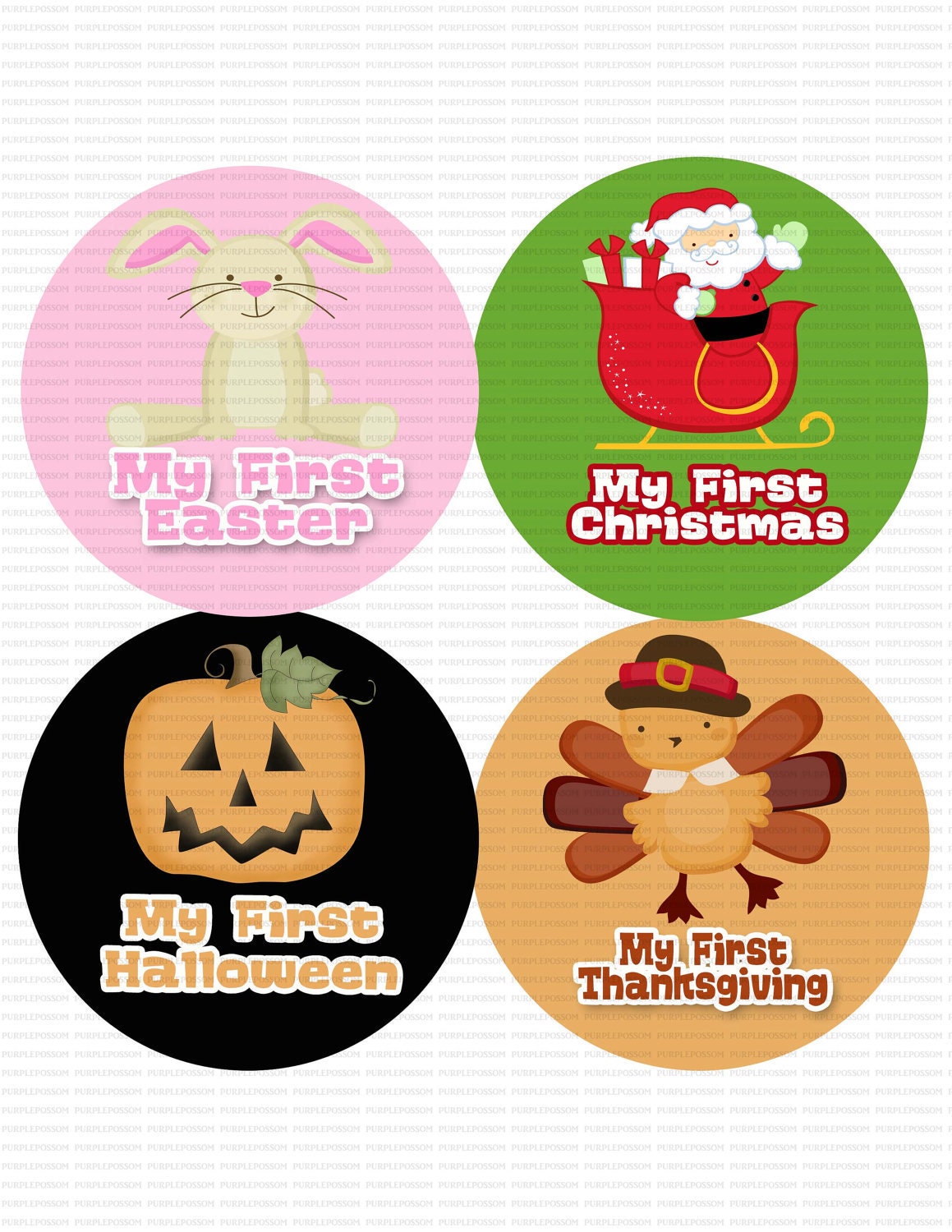 My First Onesie Stickers Document Your Little Ones BIG First..Holiday Onesie Stickers