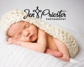Homespun Baby Pod/Bowl/Egg Photo Prop--Variety of Colors Available