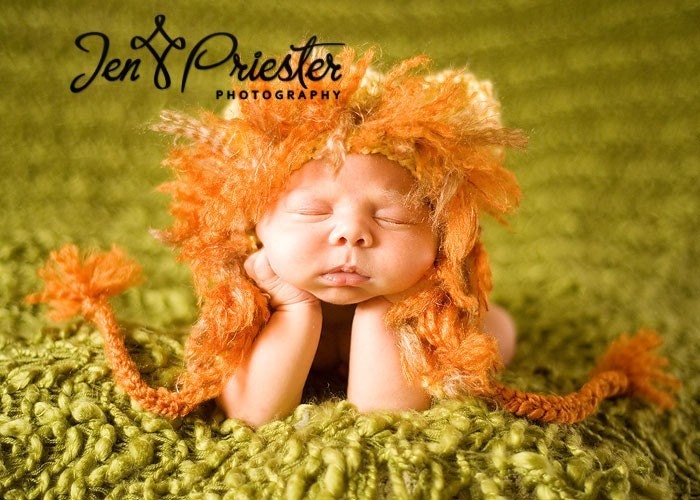 Little Lion Earflap Hat