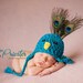Pretty Little Peacock Earflap Hat