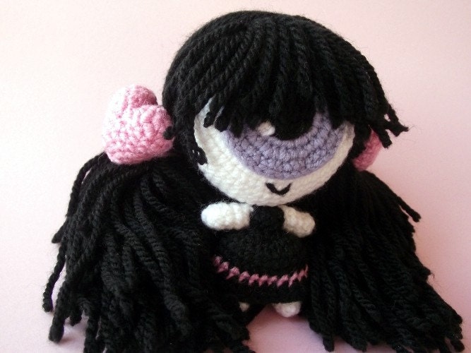 Zoe the cyclopette amigurumi doll