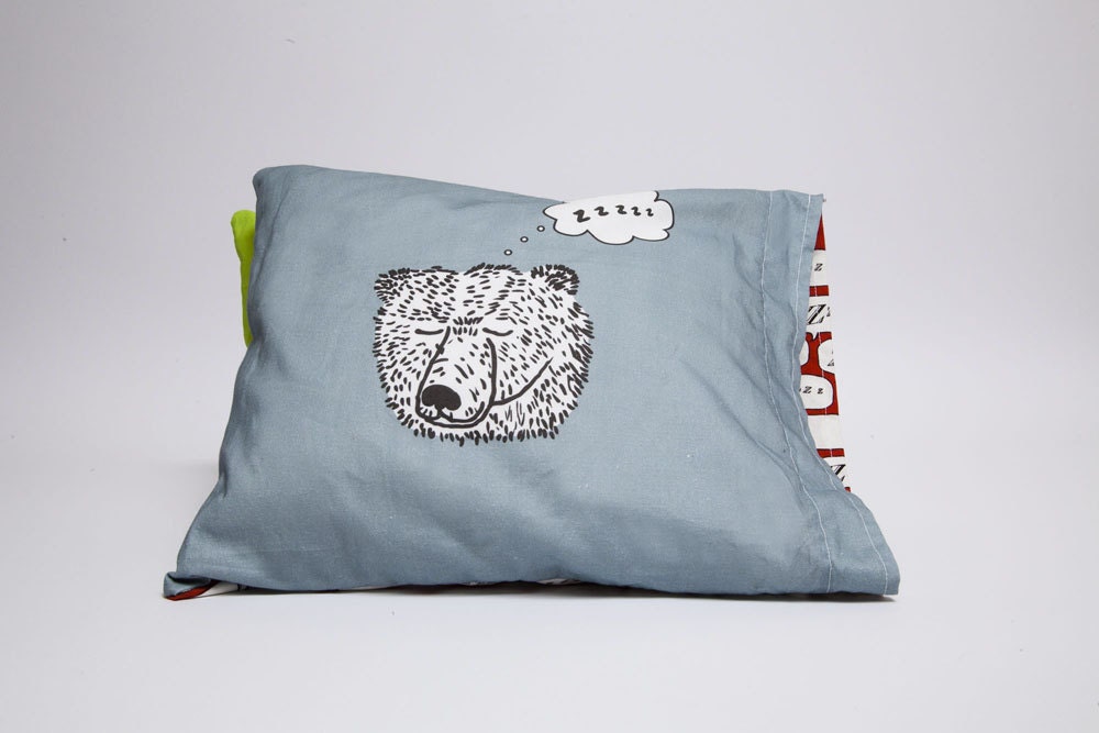 Sleeping Bear Kids' Pillow - without removable case