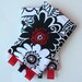 Baby Carrier Sucking/Teething Pads w/ Tags - Zesty Zinnia (Fits the Ergo, Beco, Mei Tai and other SSCs)