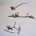 Gorgeous Handmade Bird Mobile-3 tier