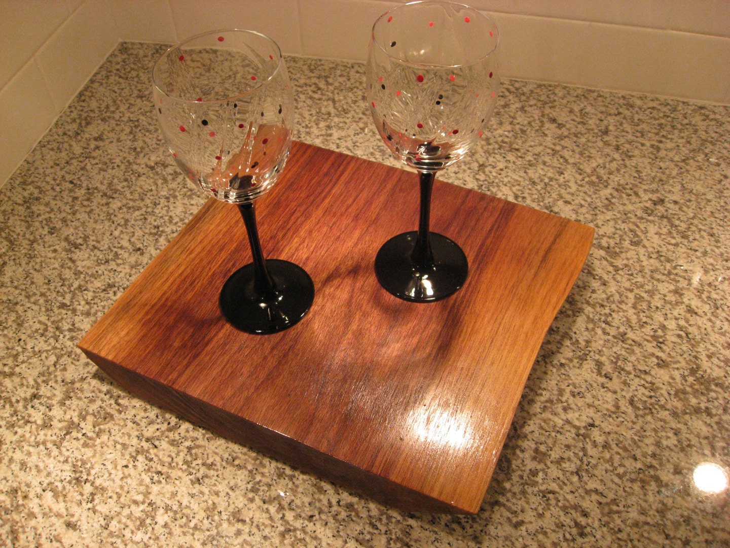 Live Edge Black Walnut Serving Plate