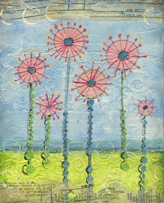 Growth - original painting - ready to hang