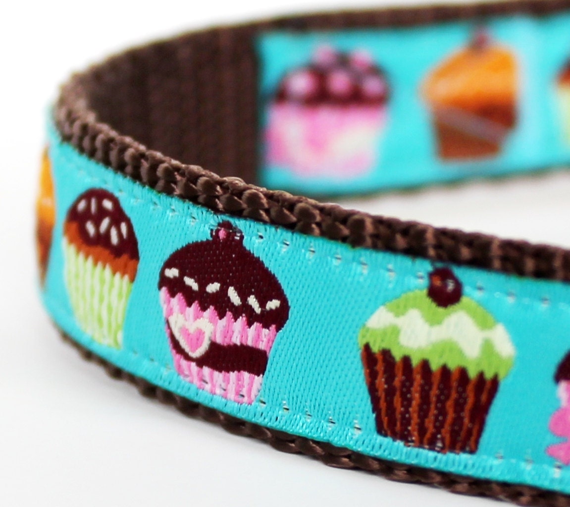 Fancy Cupcakes Dog Collar / Girl Dog Collar
