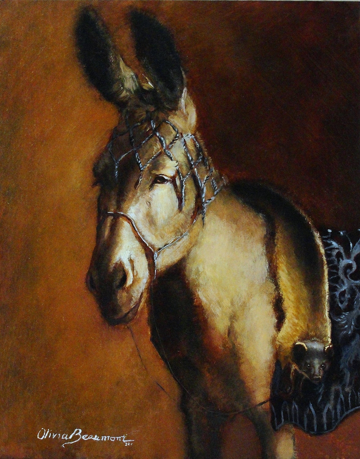 Puppet Master- Donkey art- ACEO LE