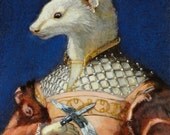 Ferret Art - Eleonora of Steel - Canvas print