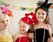 birthday party favors fascinators for little girls birthday party set of 6
